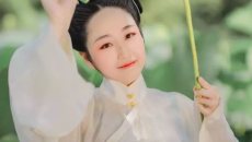 【汉服美景】心心莲莲，吹皱一池清梦