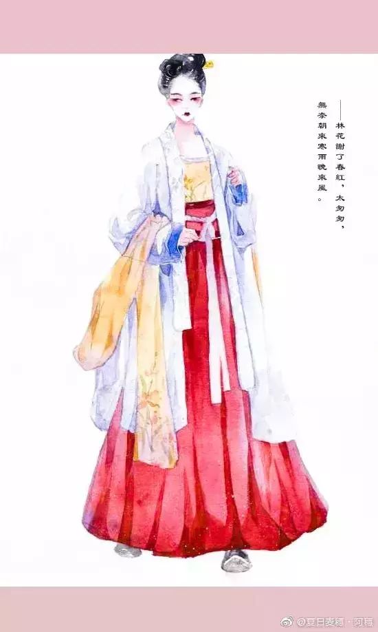 古風漢服插畫系列簡直不要太好看了