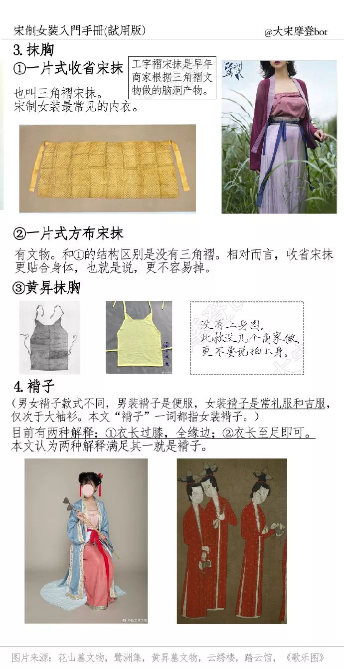 宋朝服饰女装介绍图片