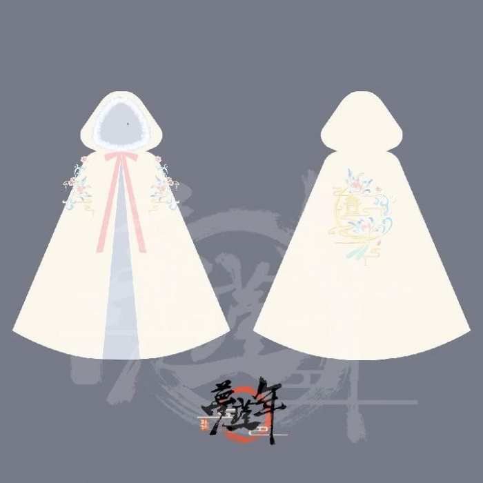 图片动态：梦瑾年原创汉服，镜花水月袄裙两件套和斗篷都超级美的，手机有点-图片10