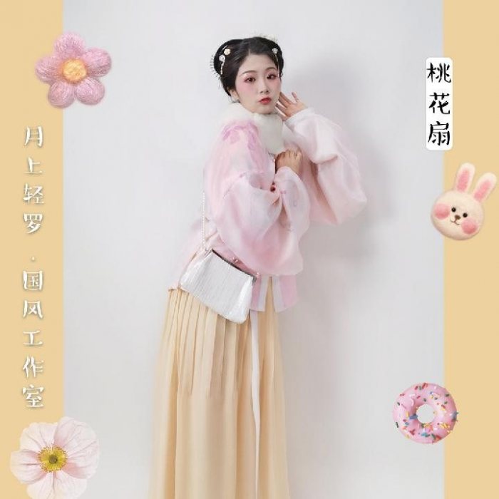 图片动态：原创设计【桃花扇】秦淮八艳系列——李香君概念汉服
这套颜值太-图片2