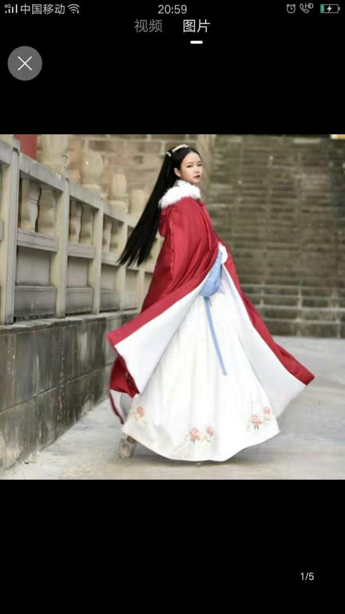 图片动态:安利 八荒原创汉服
冬季斗篷,五色可选,刺绣好看哦-图片4