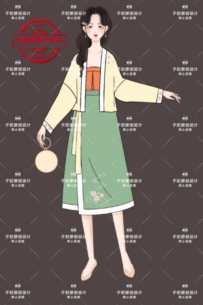 图片动态：子初原创汉服设计稿，勿问价，部分🉑刀，可约稿-图片4