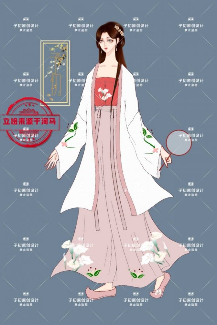 图片动态：子初原创汉服设计稿，勿问价，部分🉑刀，可约稿-图片3
