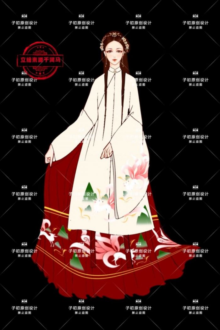 图片动态：子初原创汉服设计稿，勿问价，部分🉑刀，可约稿-图片7