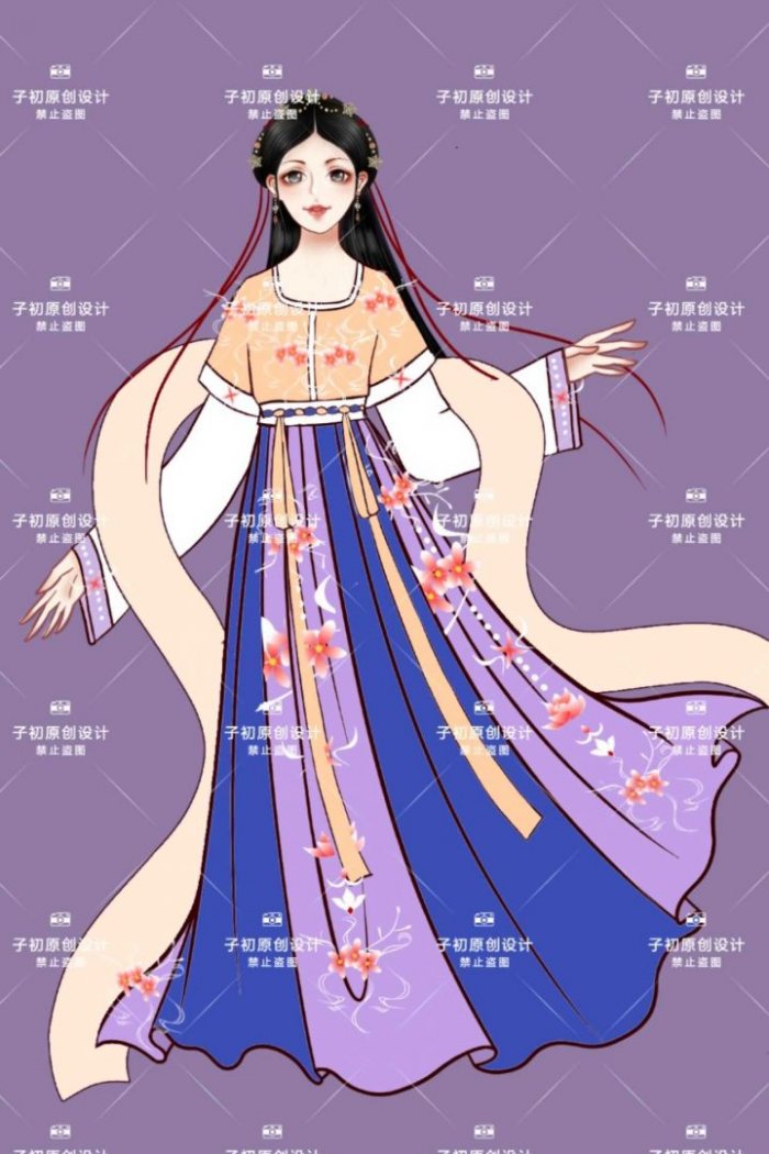 图片动态：子初原创汉服设计稿，勿问价，部分🉑刀，可约稿-图片9