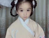 【汉服发型】 超简单的古风俏皮编发，适合小女孩