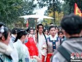 【活动返图】四川成都：千人汉服大巡游 民众共赏华裳之美