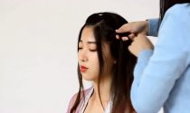 【汉服发型】一款适合手残党极简单的中长发古风发型教程，真的是仙气满满