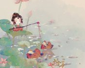 超萌的古风小人头像