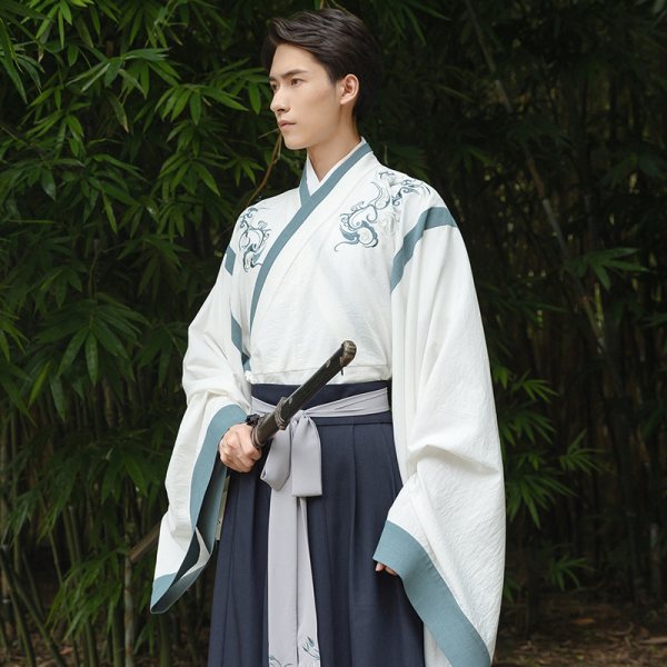 重回汉唐汉服男中国风魏晋此答襦裙交领春秋日常非古装