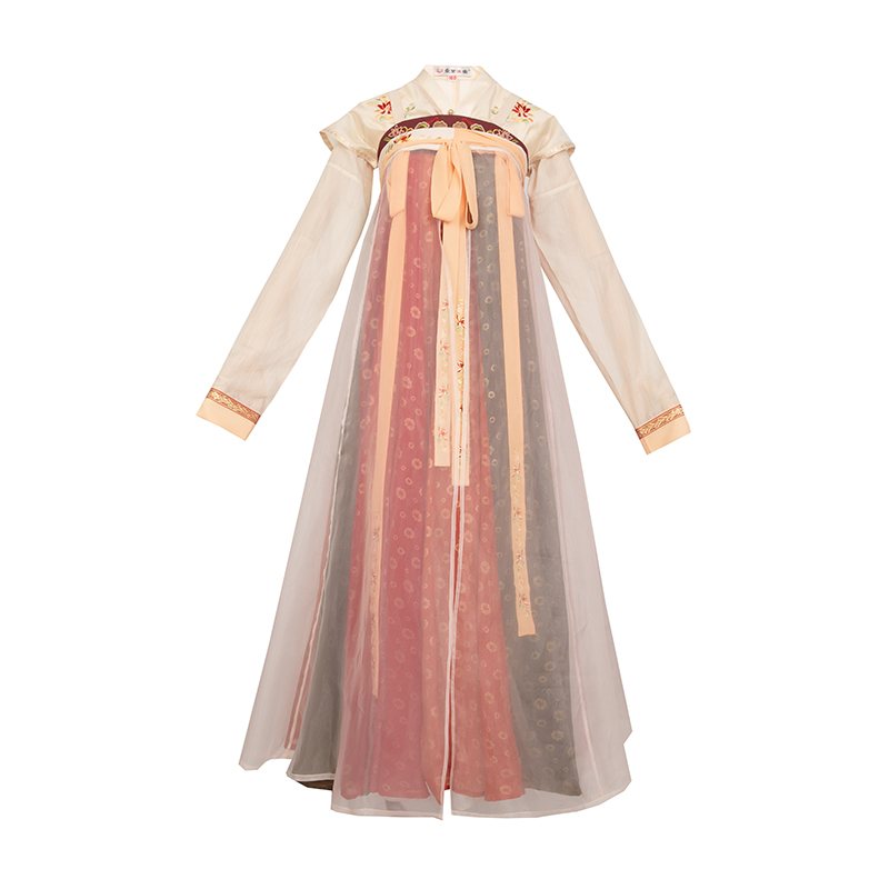 重回汉唐锦璃原创正品唐制汉服女褙子交窬裙6米大摆齐胸襦裙夏季