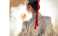 衔泥小筑 原创宋制汉服珍珠钉珠发带配饰 星雨