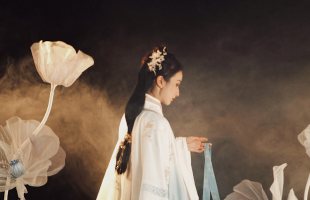 停云流光 信南山  中性魏晋风骨直裾汉服非古装古风男女款套装