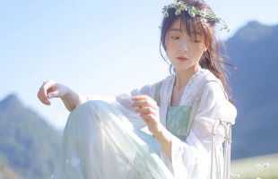 徐娇织羽集【琼花房】夏新款改良汉服汉元素女吊带齐胸背带连衣裙