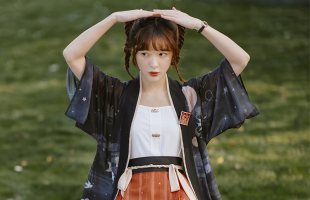 徐娇织羽集【山海月明】2021夏新款防晒衫改良宋制汉元素短褙子女