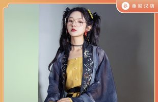 重回汉唐天在水原创明制改良汉服女对襟衫短马面裙套装中国风夏季