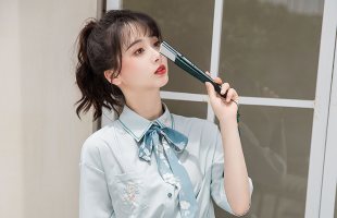 池夏 南风有信:梨月 衬衫明制八分马面原创改良汉服女夏季汉元素