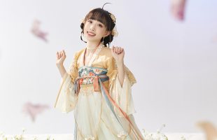 【十三余 小豆蔻儿】[青玉金铃-阿巳与小铃铛联名款]齐胸裙女夏季