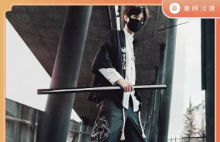 重回汉唐寸土不让改良汉服男直领对襟衫松紧裤套装日常夏季汉元素