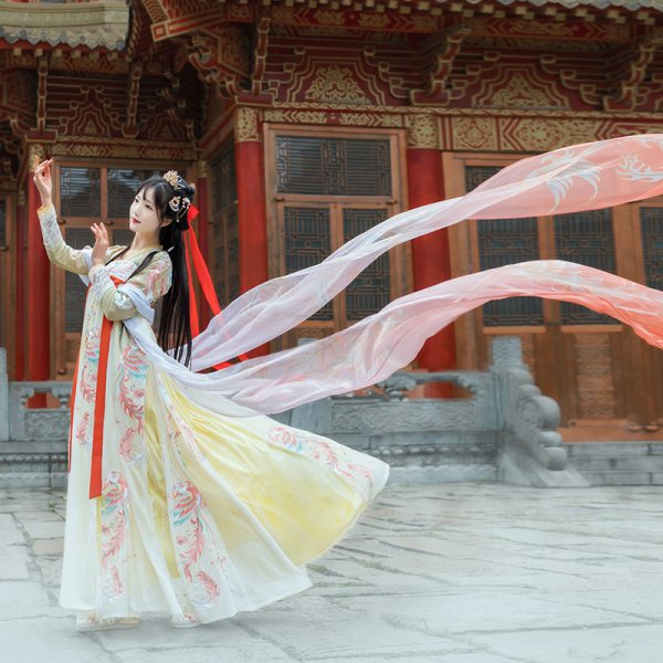 披帛丨如梦霓裳原创汉服披帛  超仙气长披帛 搭配齐胸襦裙