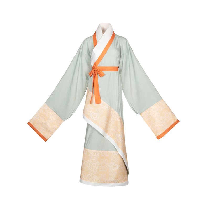 都城南庄汉服静女交领曲裾刺绣华服礼服走秀款套装直裾袍原创新款